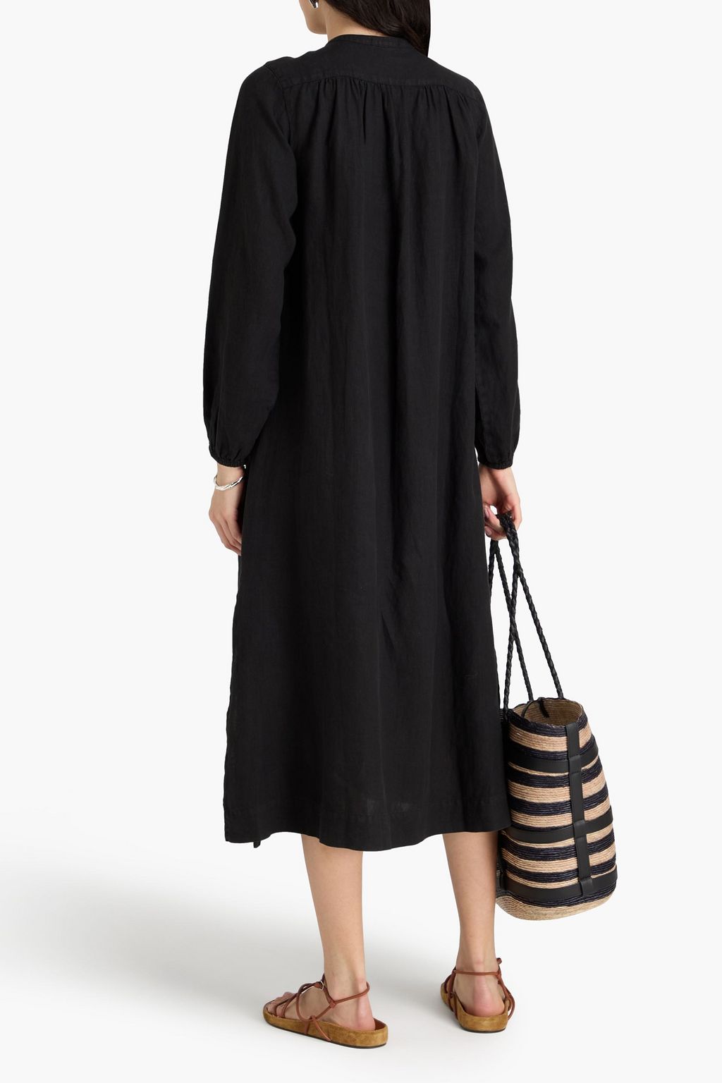 JAMES PERSE Linen midi dress