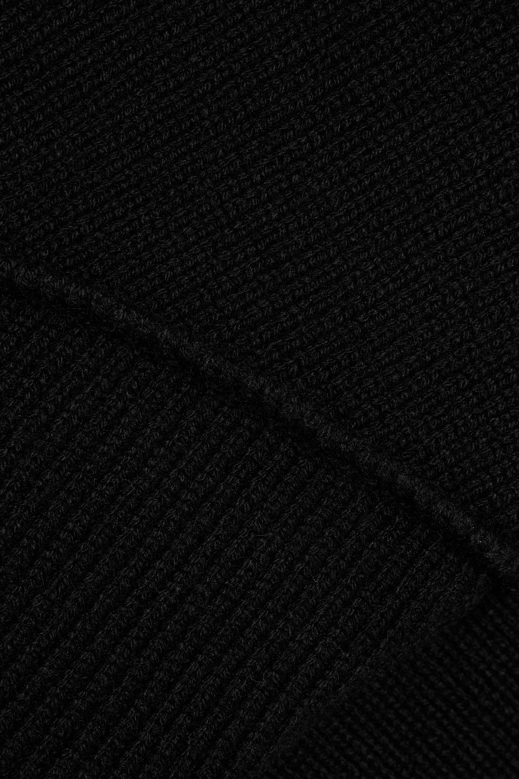 HELMUT LANG Apex oversized ribbed wool and cashmere-blend turtleneck sweater