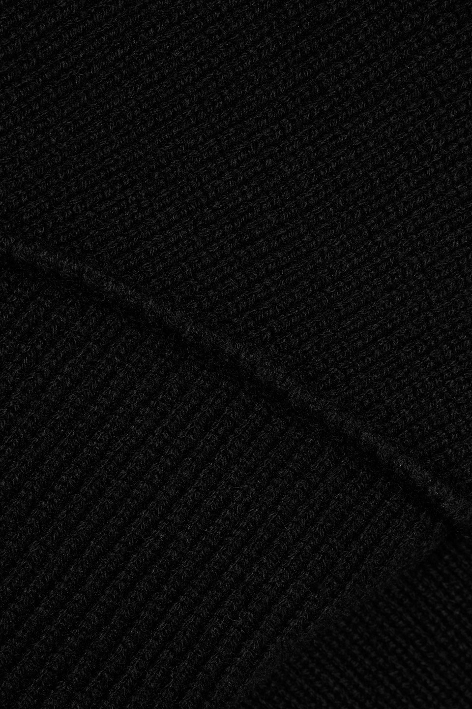 Helmut Lang Apex Oversized Ribbed Wool And Cashmere-blend Turtleneck Sweater In Black