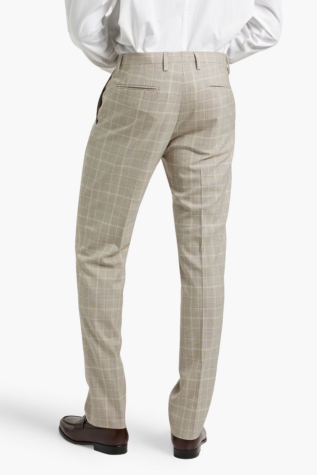 BOGLIOLI Prince of Wales checked wool-tweed suit