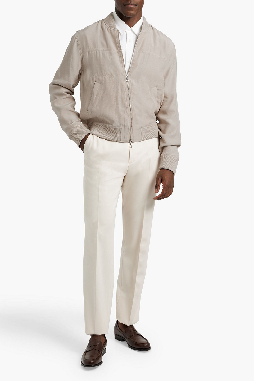 OFFICINE GENERALE STEFANO LYOCELL BOMBER JACKET
