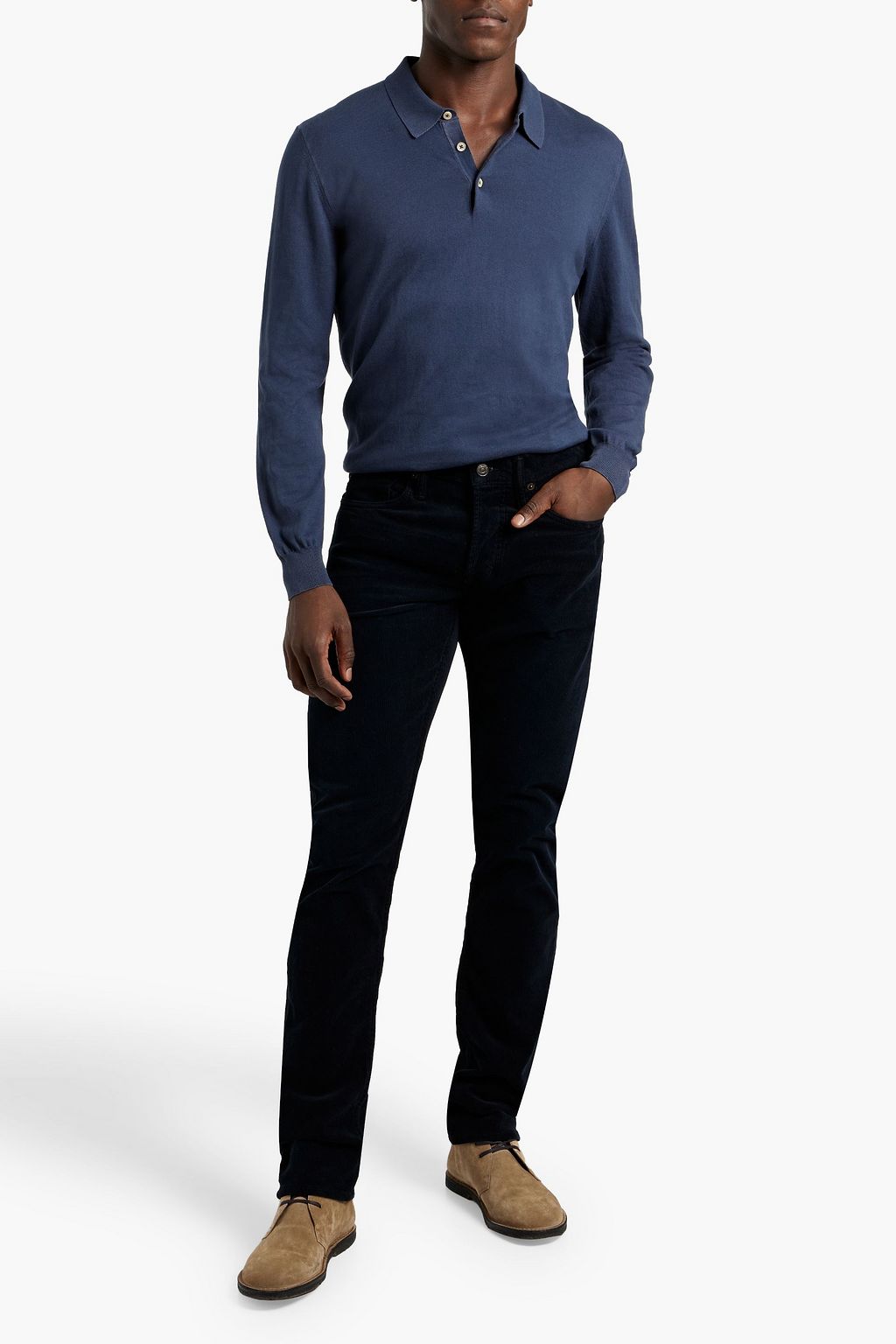 BOGLIOLI Cotton polo sweater
