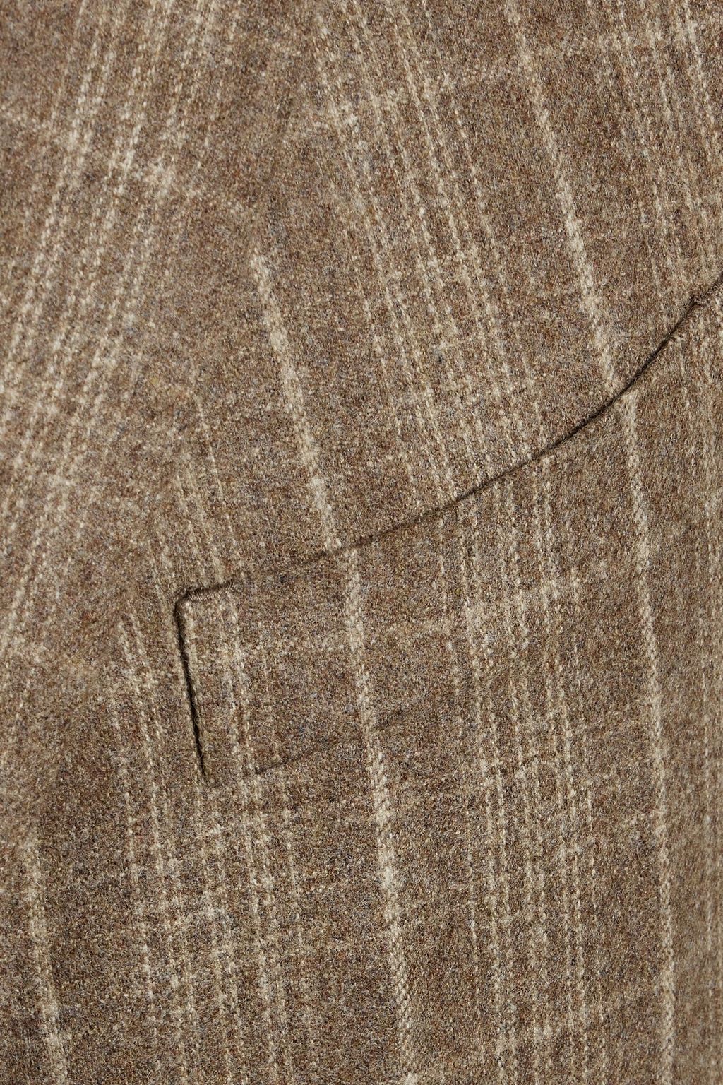 BOGLIOLI Checked wool-flannel blazer