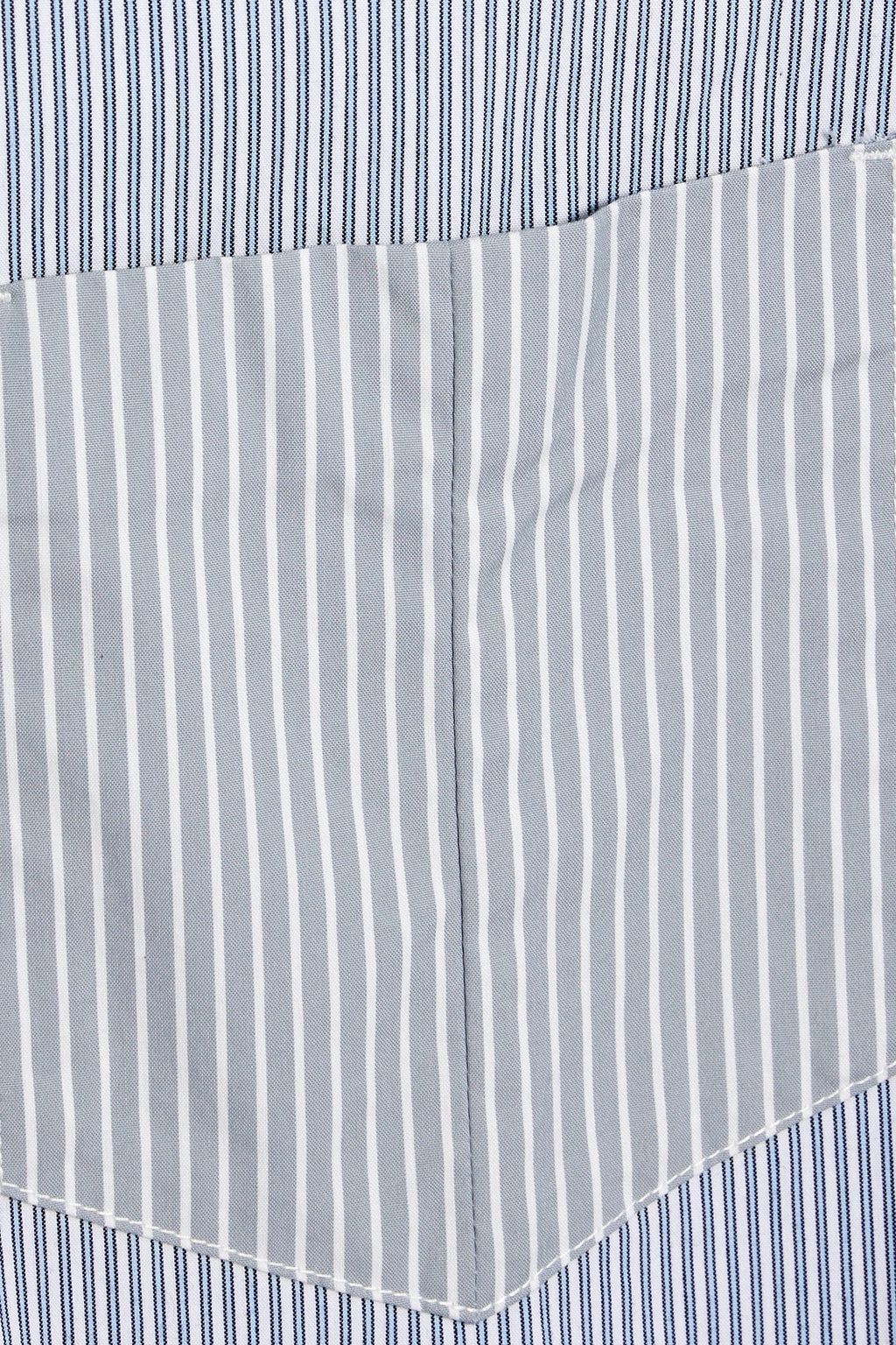 RAG & BONE Dalton striped cotton-blend poplin shirt