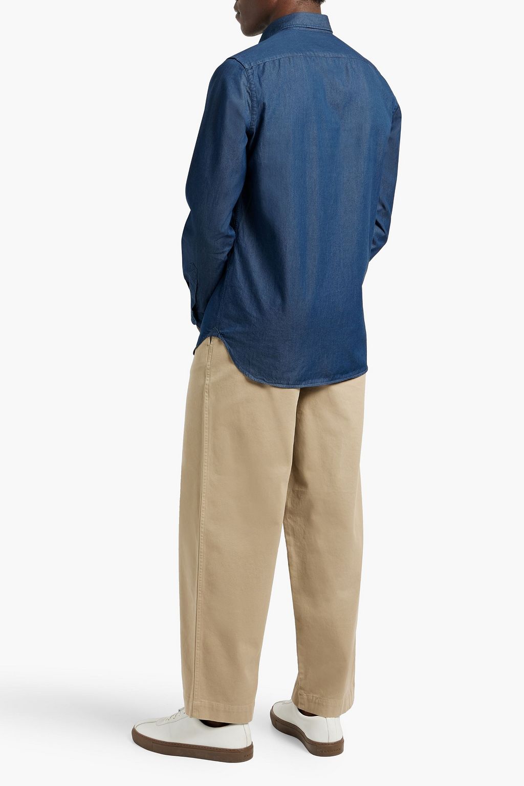 BOGLIOLI Cotton-chambray shirt