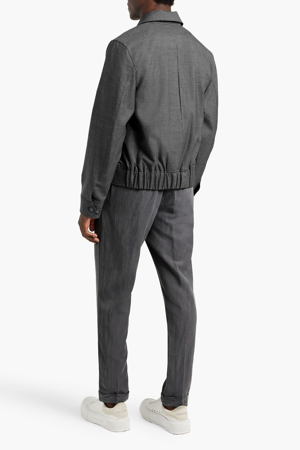 OFFICINE GÉNÉRALE Joseph tapered Lyocell, linen and cotton-blend twill drawstring pants