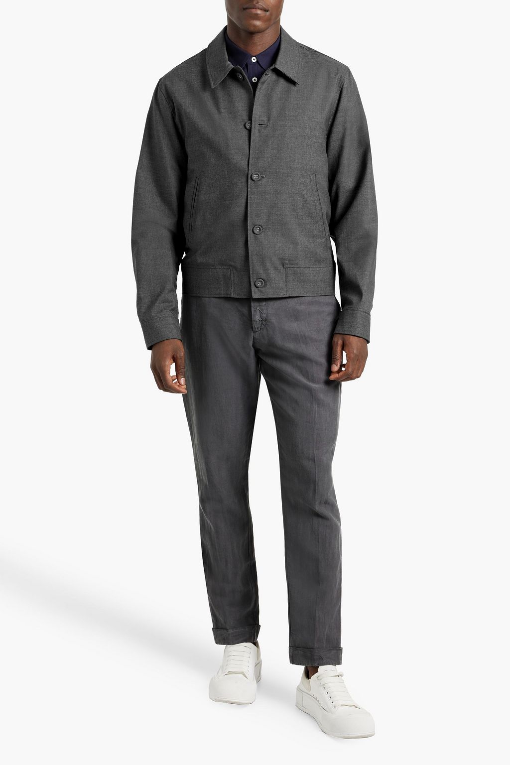 OFFICINE GÉNÉRALE ウール混 ボンバージャケット