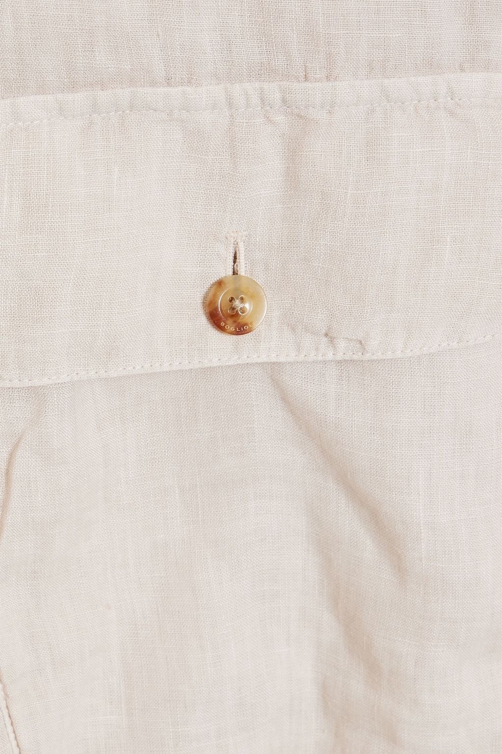 BOGLIOLI Linen bomber jacket