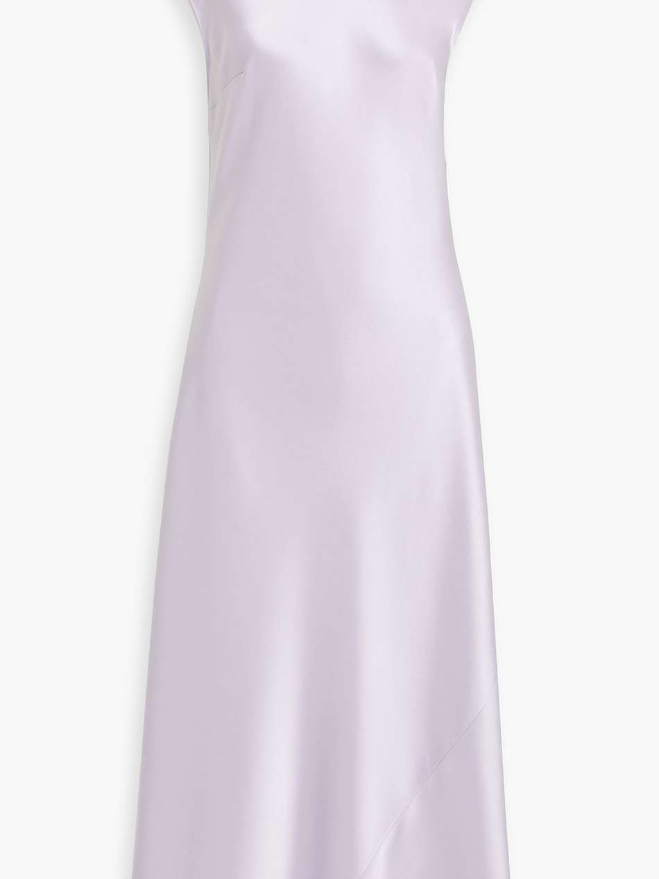 satin midi dress