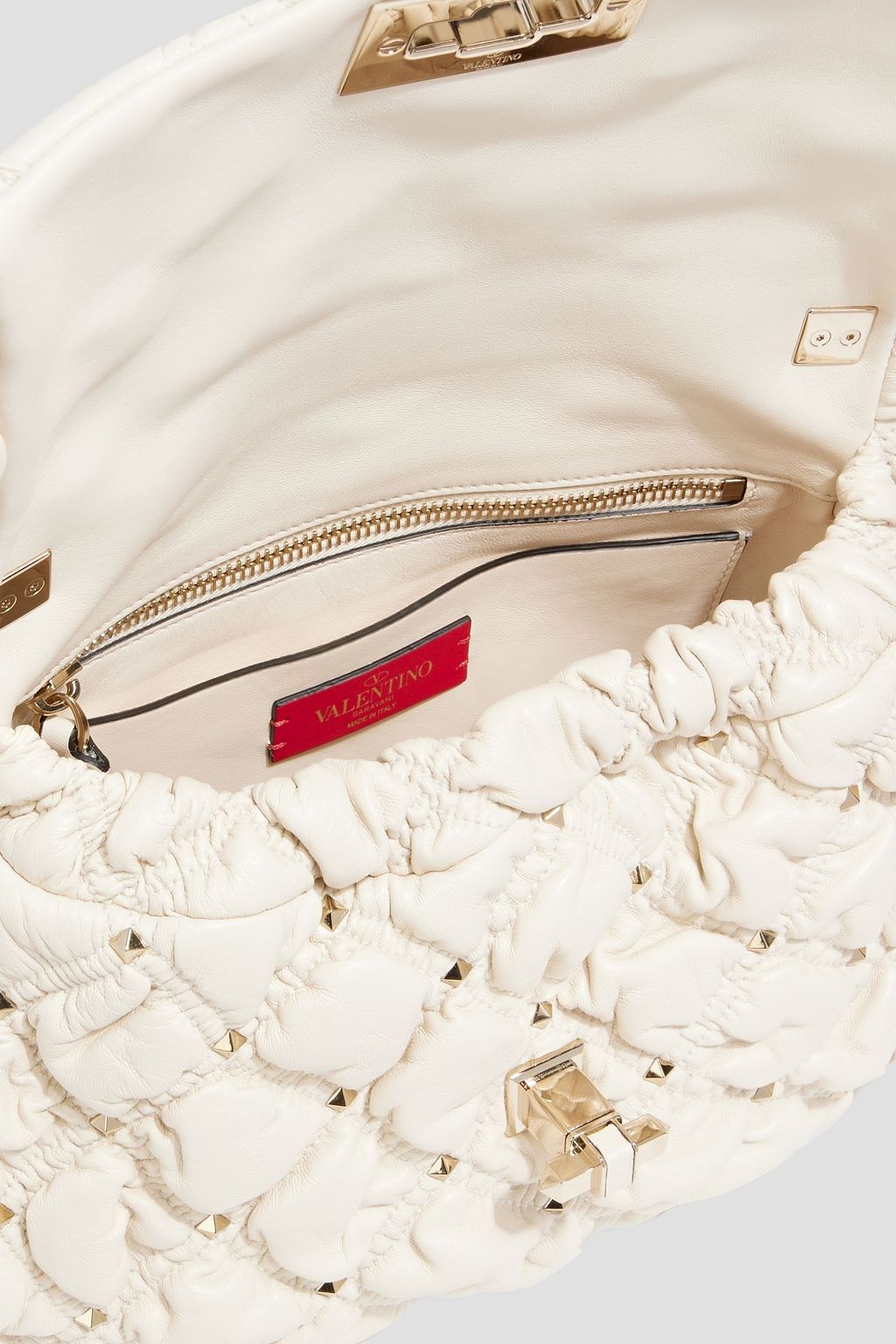 VALENTINO GARAVANI Spikeme Rockstud quilted leather shoulder bag