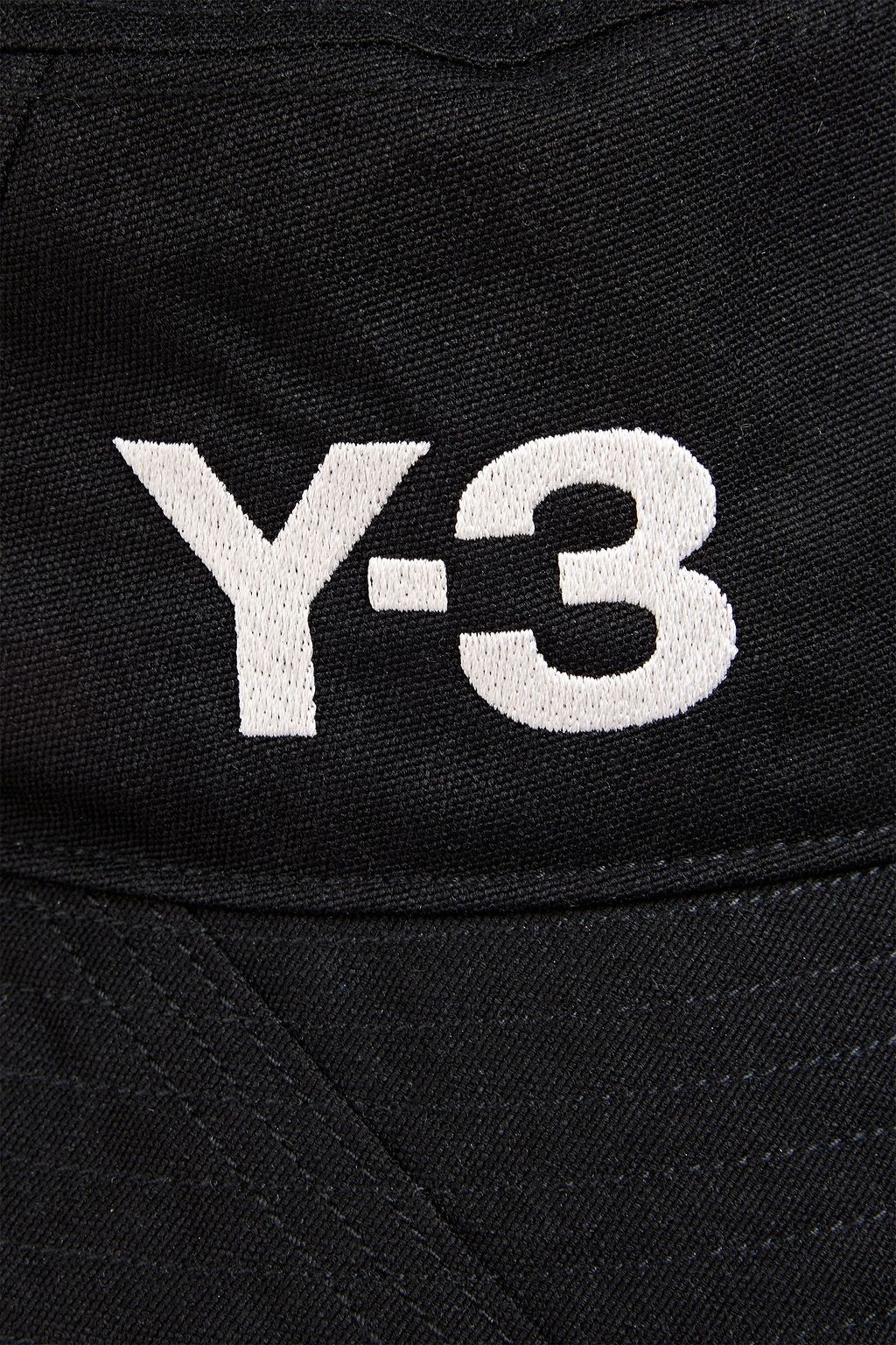 Y-3 Embroidered canvas bucket hat
