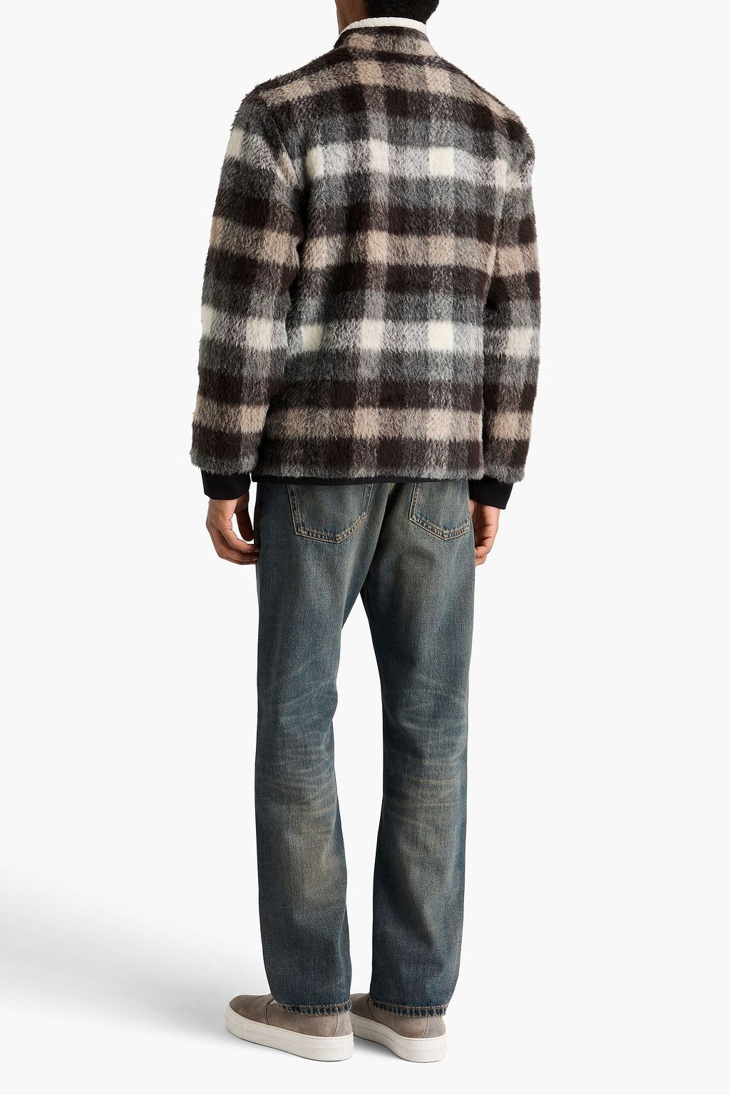 JAMES PERSE Brushed checked jacket