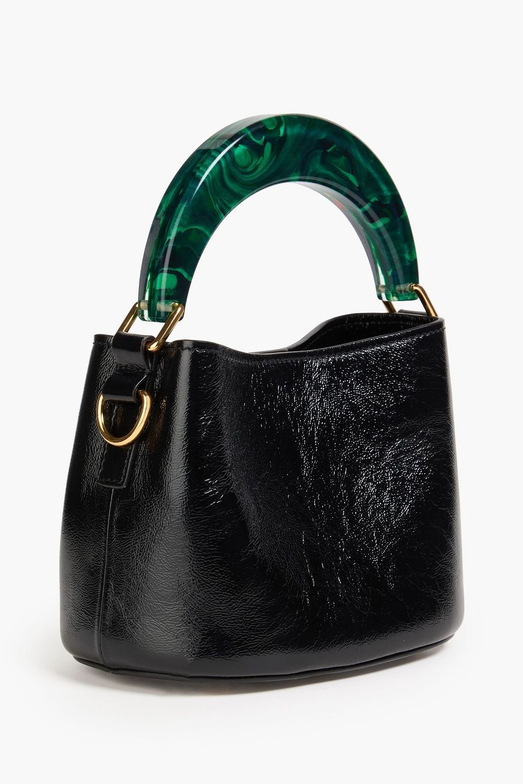 MARNI Venice patent-leather bucket bag
