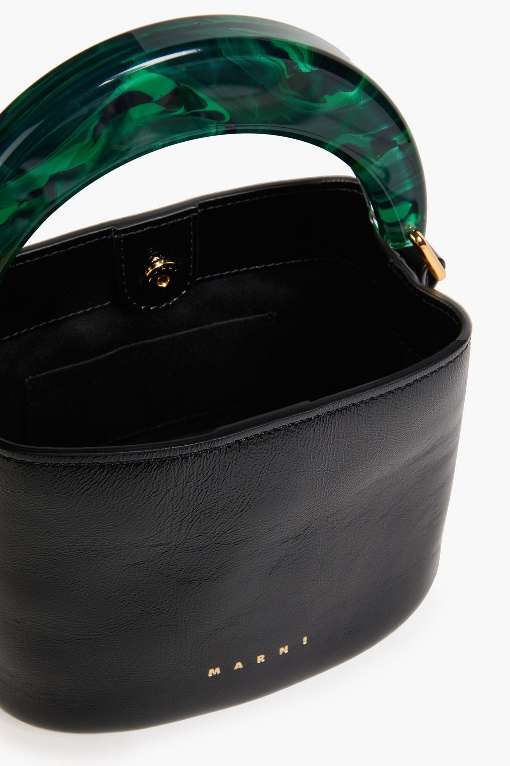 MARNI Venice patent-leather bucket bag