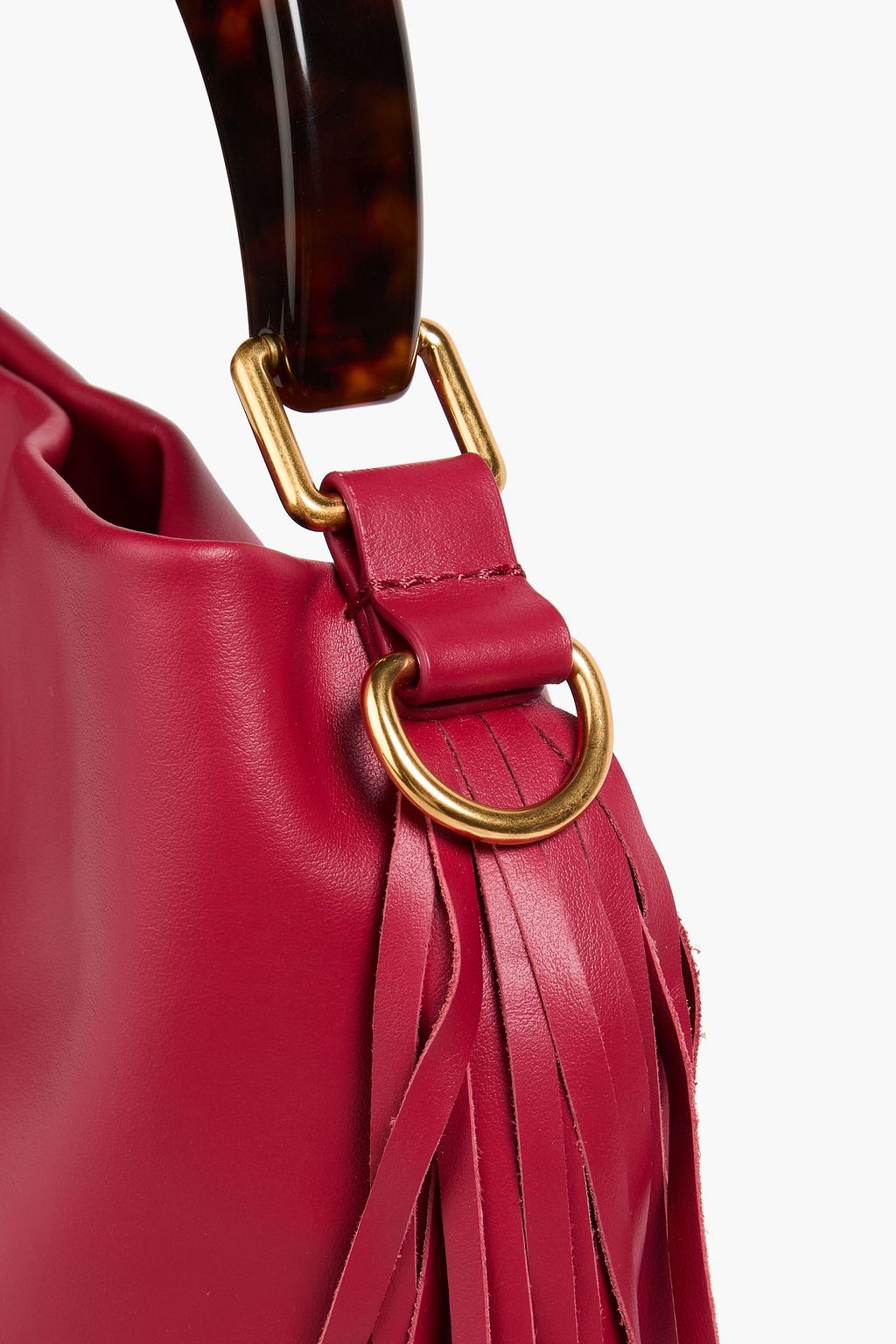 MARNI Venice fringed leather tote