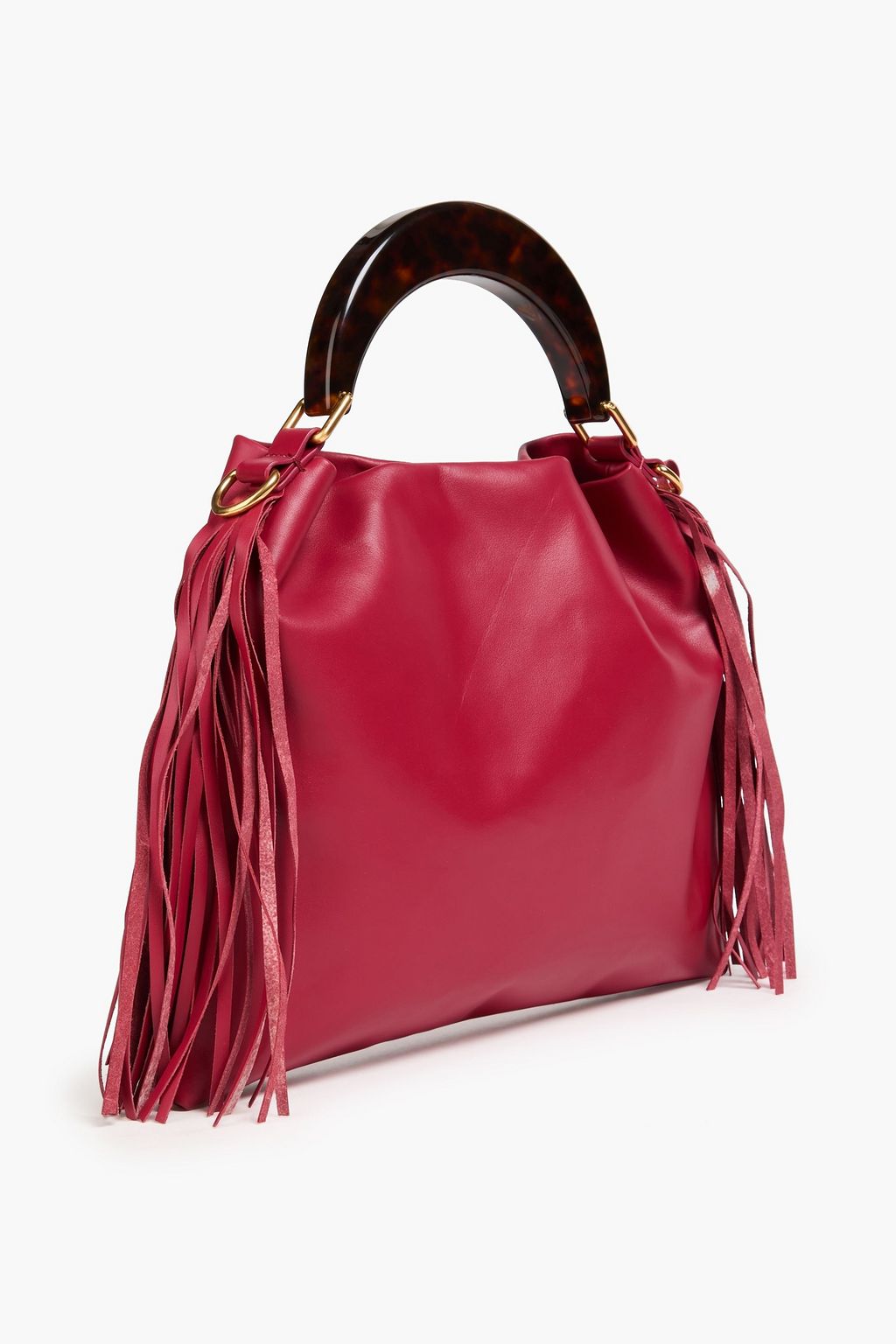 MARNI Venice fringed leather tote