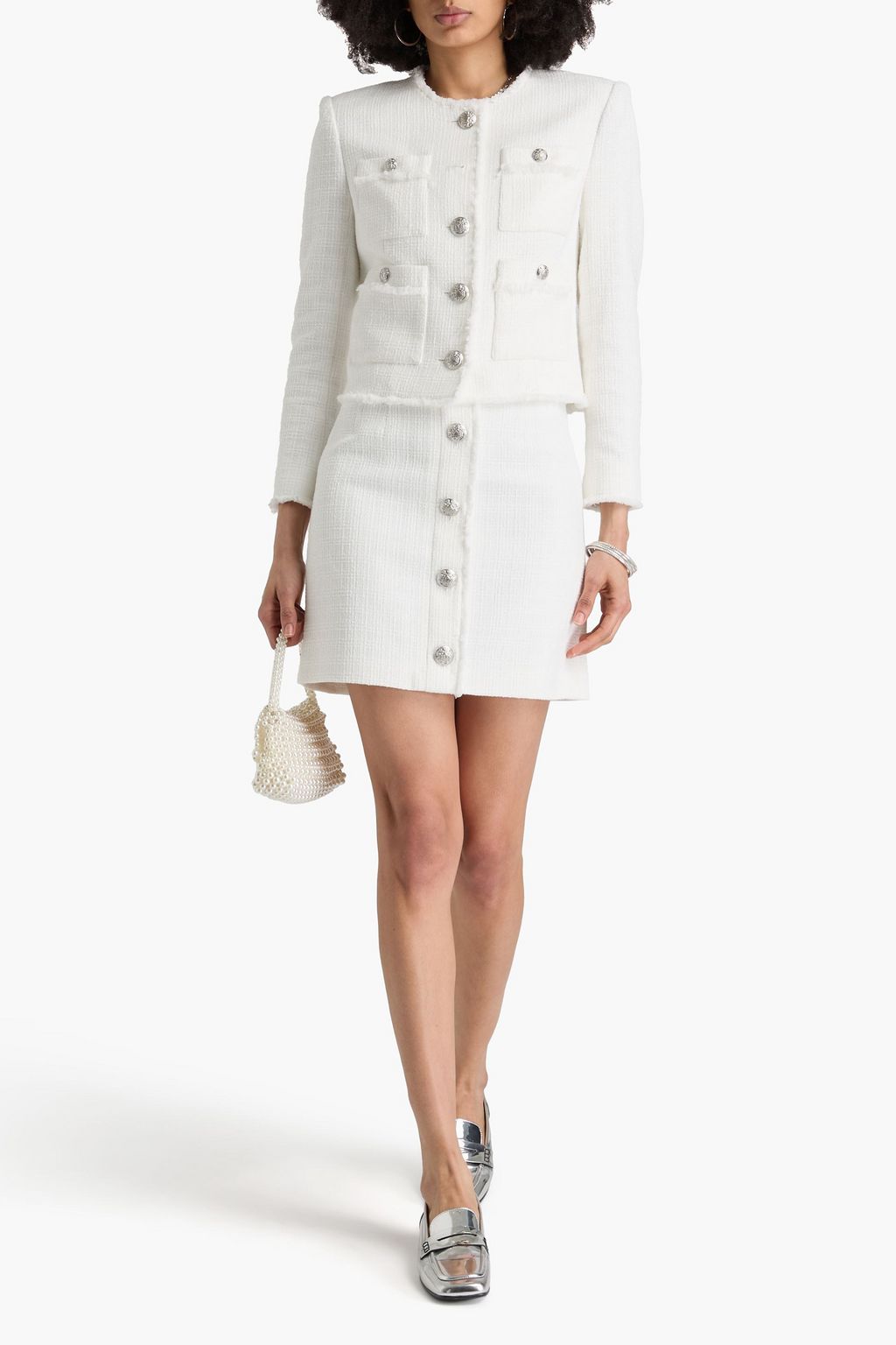 VERONICA BEARD Olbia cotton-blend tweed jacket