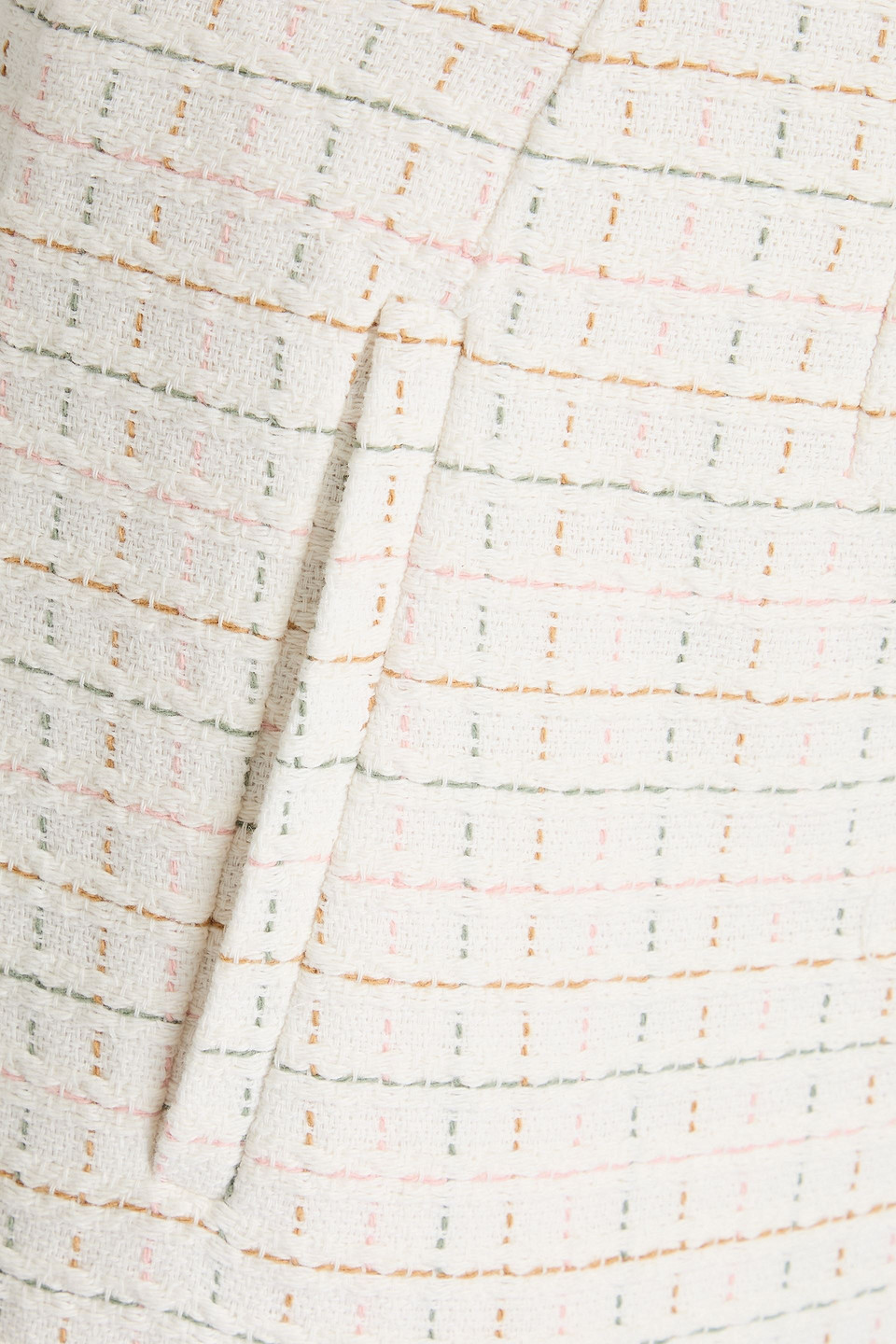 Veronica Beard Jazmin Shorts Aus Baumwoll-tweed In Elfenbein