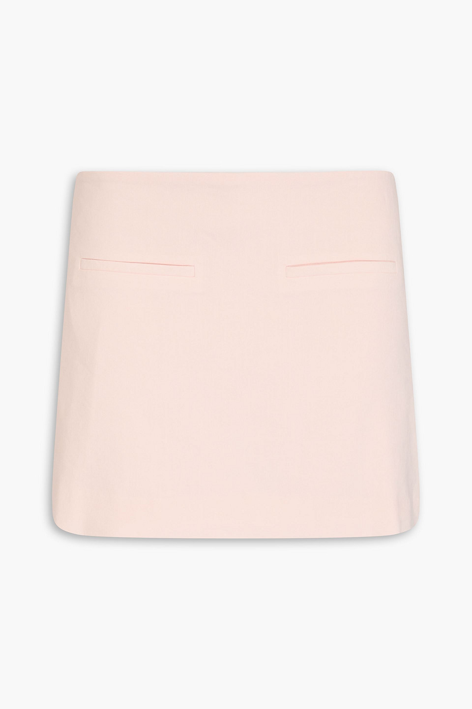 Veronica Beard Alida Shorts Aus Einer Leinenmischung In Rock-optik In Pastellrosa