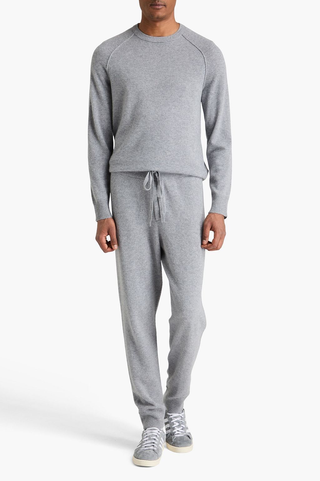 JAMES PERSE Mélange cashmere sweatpants