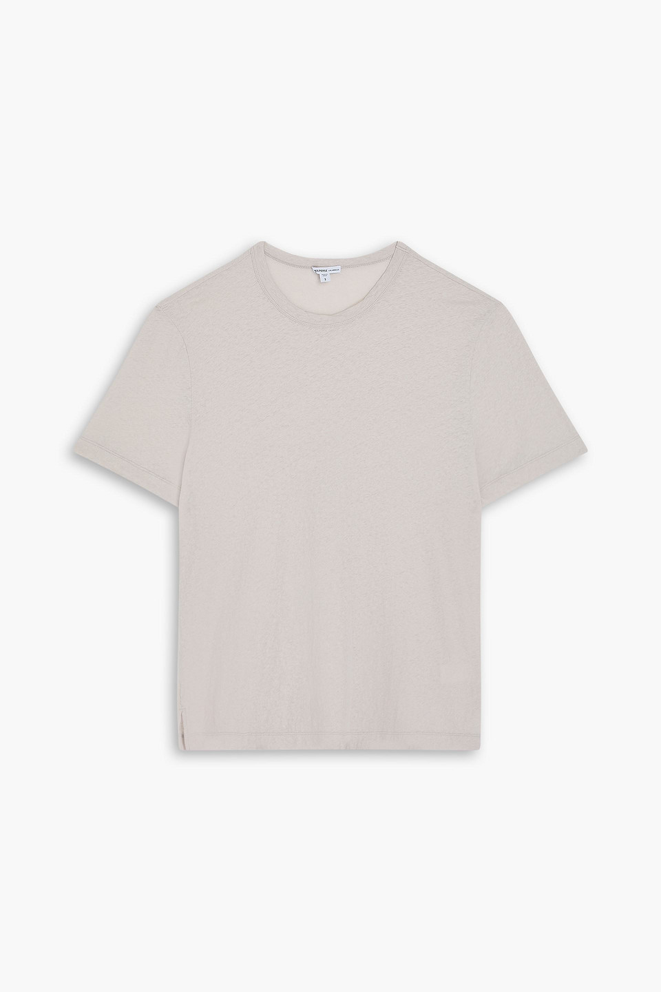 James Perse Slub Cotton-jersey T-shirt In Stone