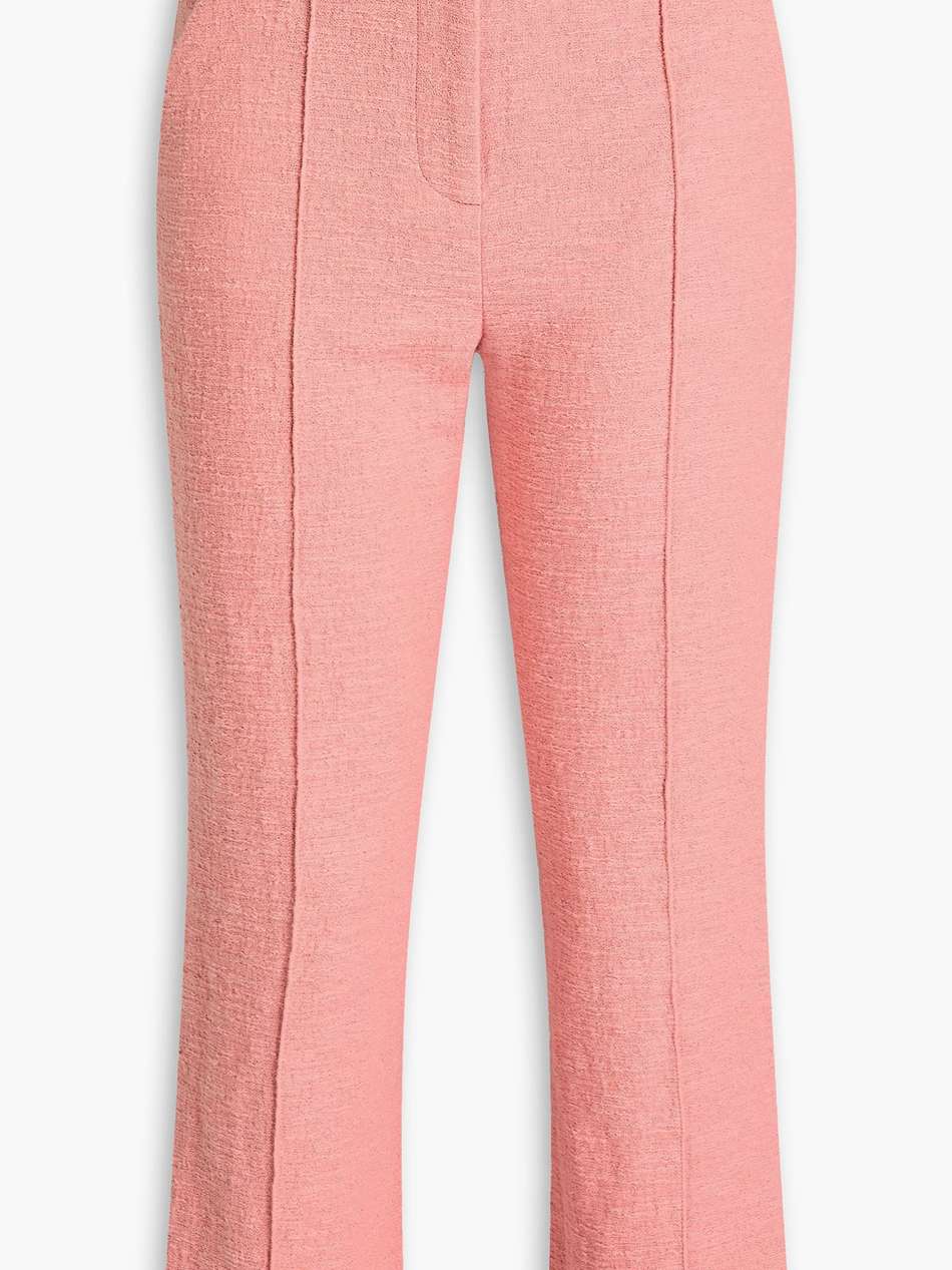 tani cotton-blend crepe kick-flare pants