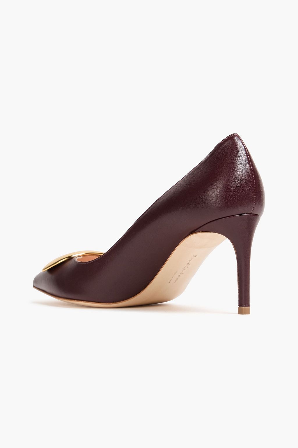 RUPERT SANDERSON Embellished leather pumps