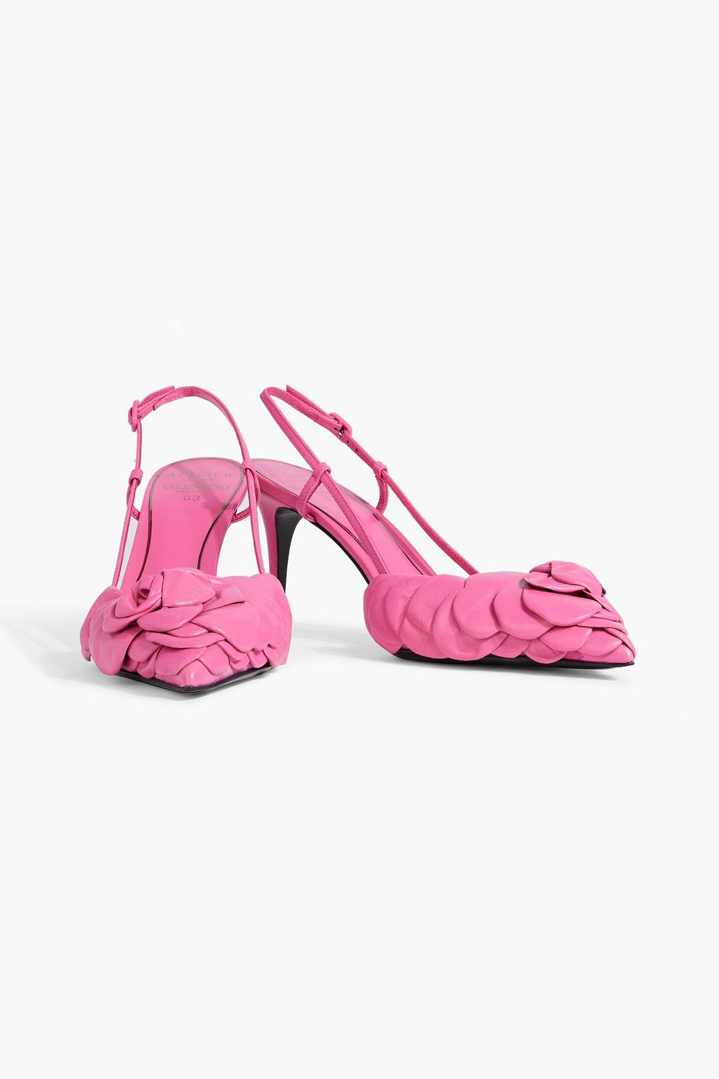 VALENTINO GARAVANI Atelier 03 Rose Edition leather slingback pumps