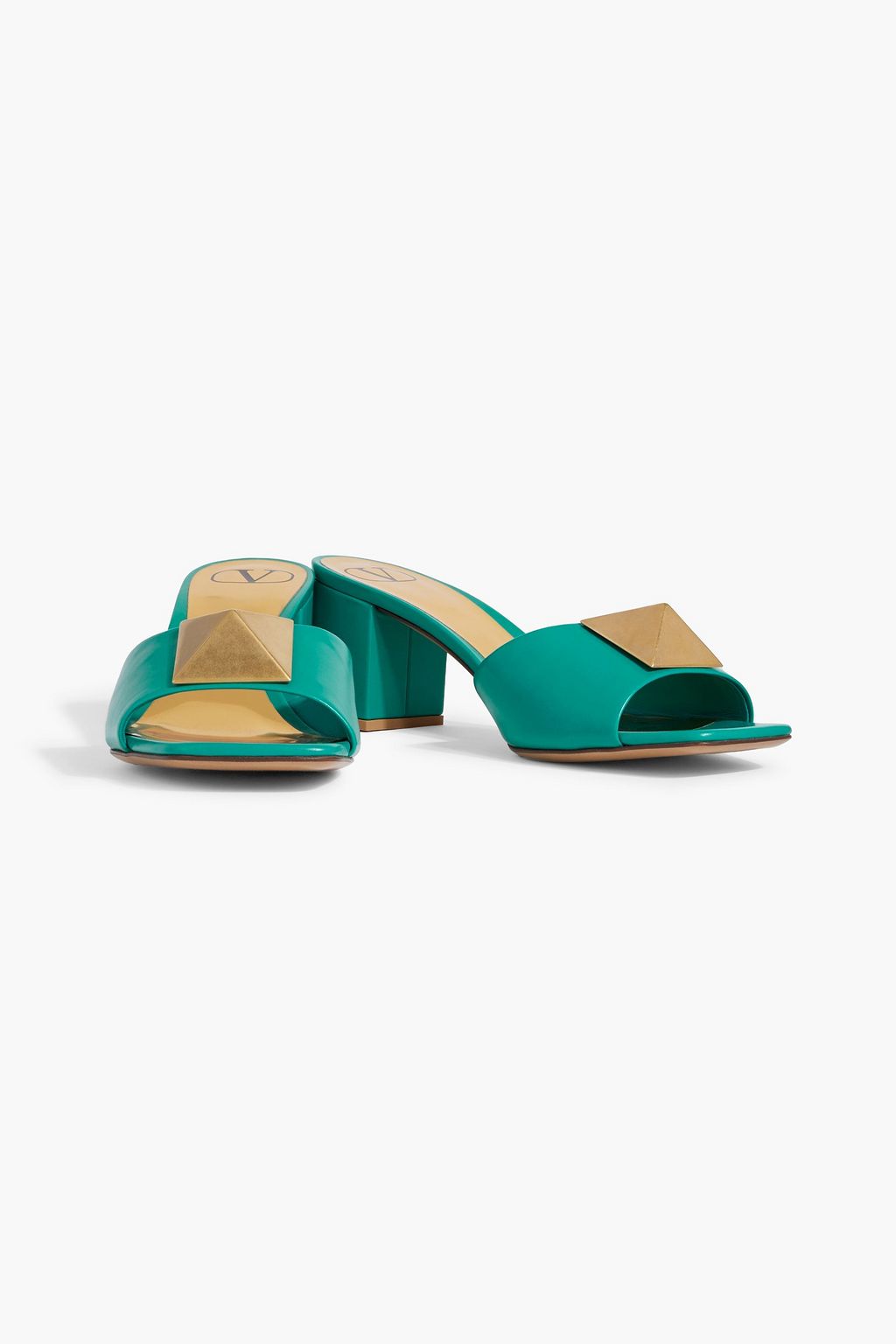 VALENTINO GARAVANI One Stud leather mules