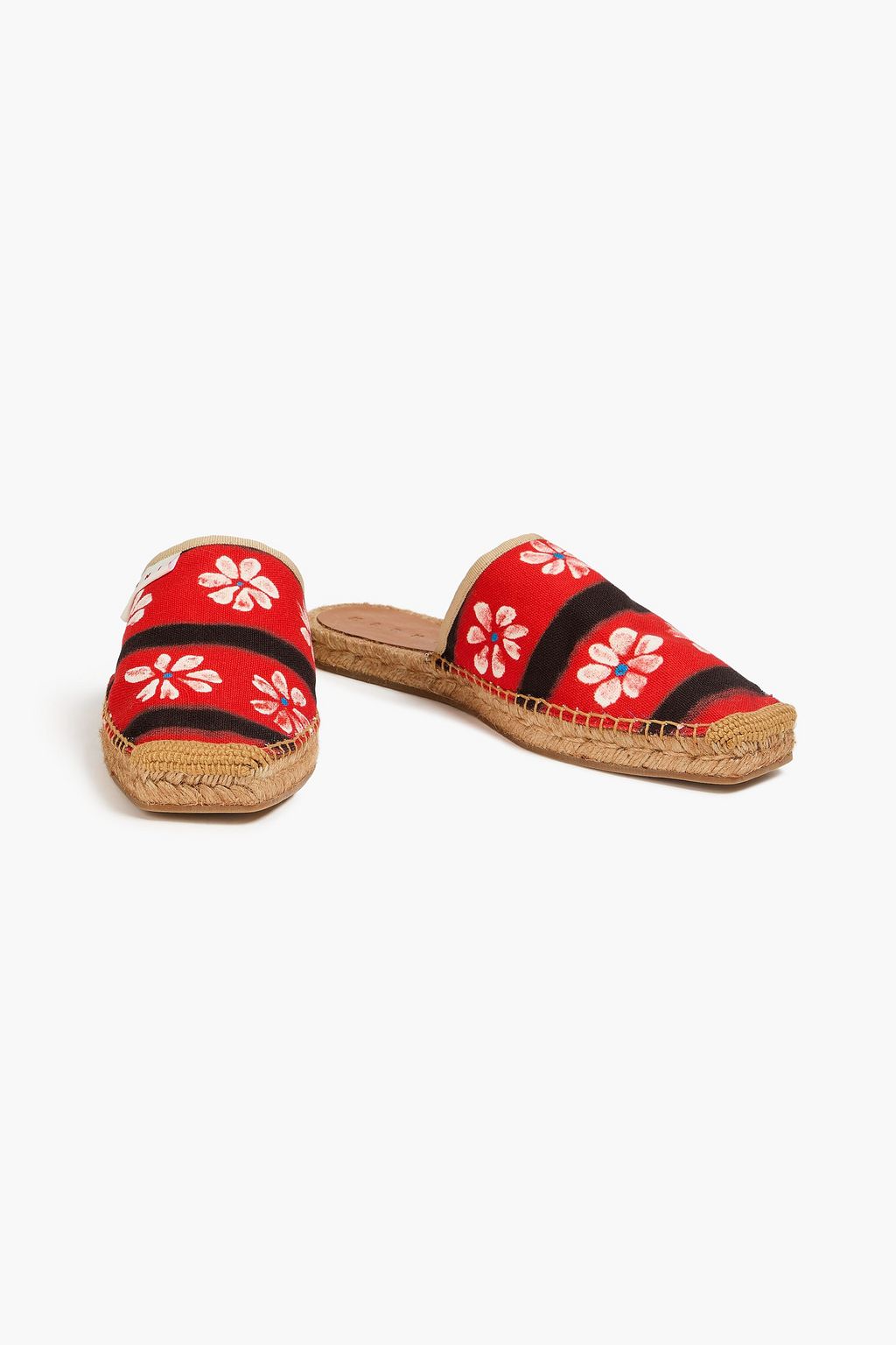 MARNI キャンバス エスパドリーユミュール プリント入り