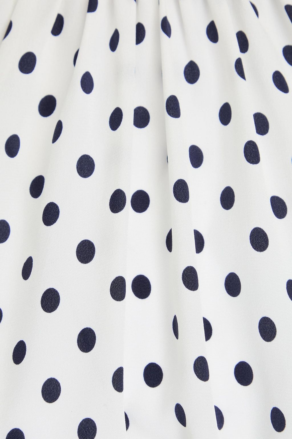 VERONICA BEARD Kovi polka-dot silk-blend crepe de chine top
