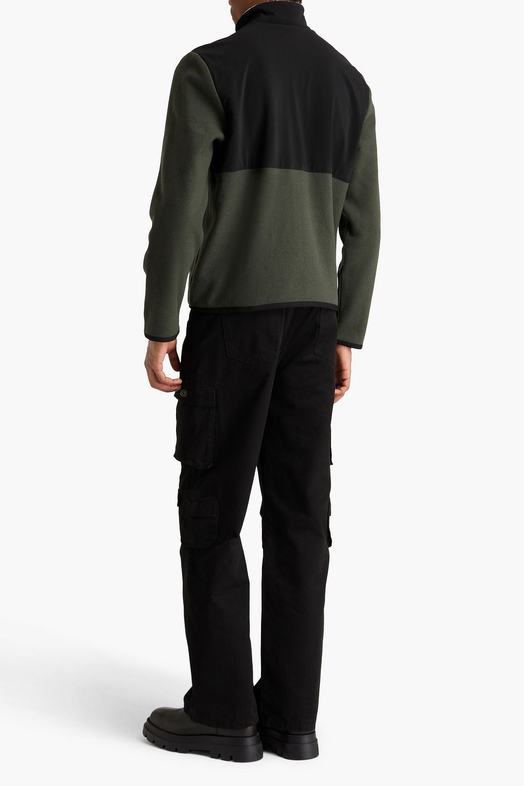Y/OSEMITE Shell-paneled fleece jacket