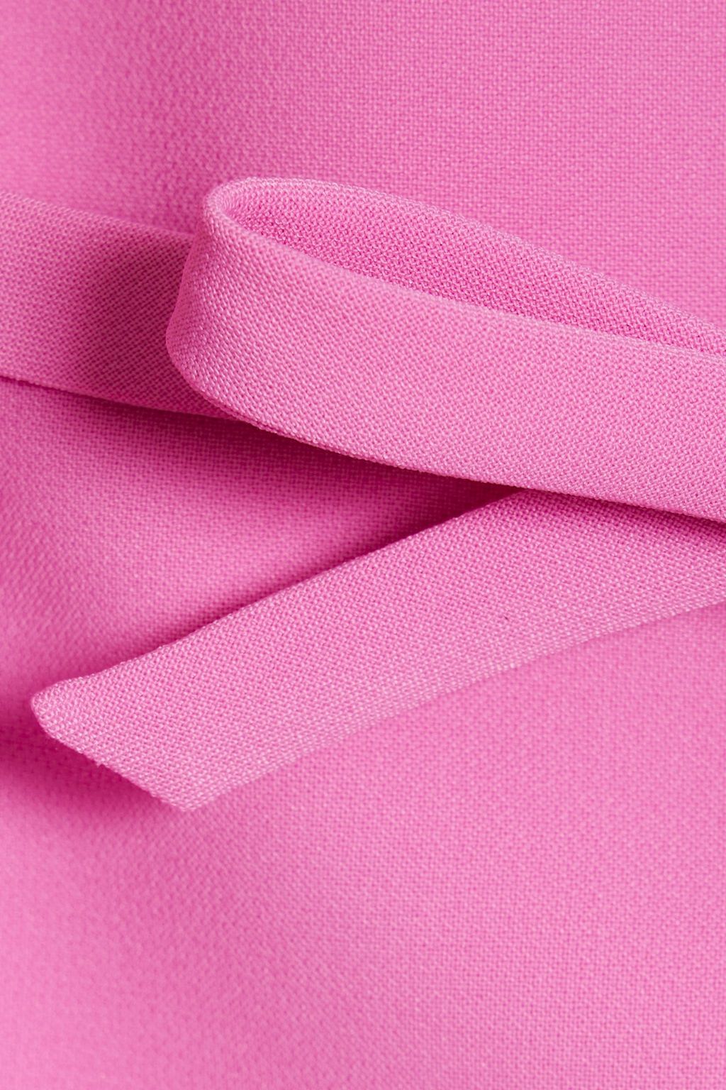 CAROLINA HERRERA Bow-detailed crepe gown