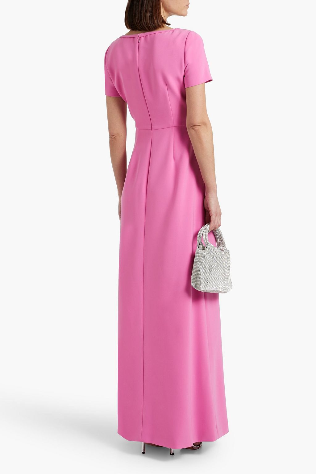 CAROLINA HERRERA Bow-detailed crepe gown