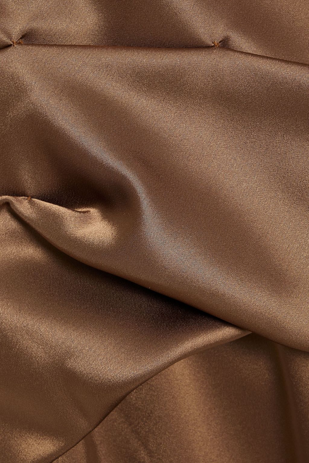 CAROLINA HERRERA Draped satin halterneck gown