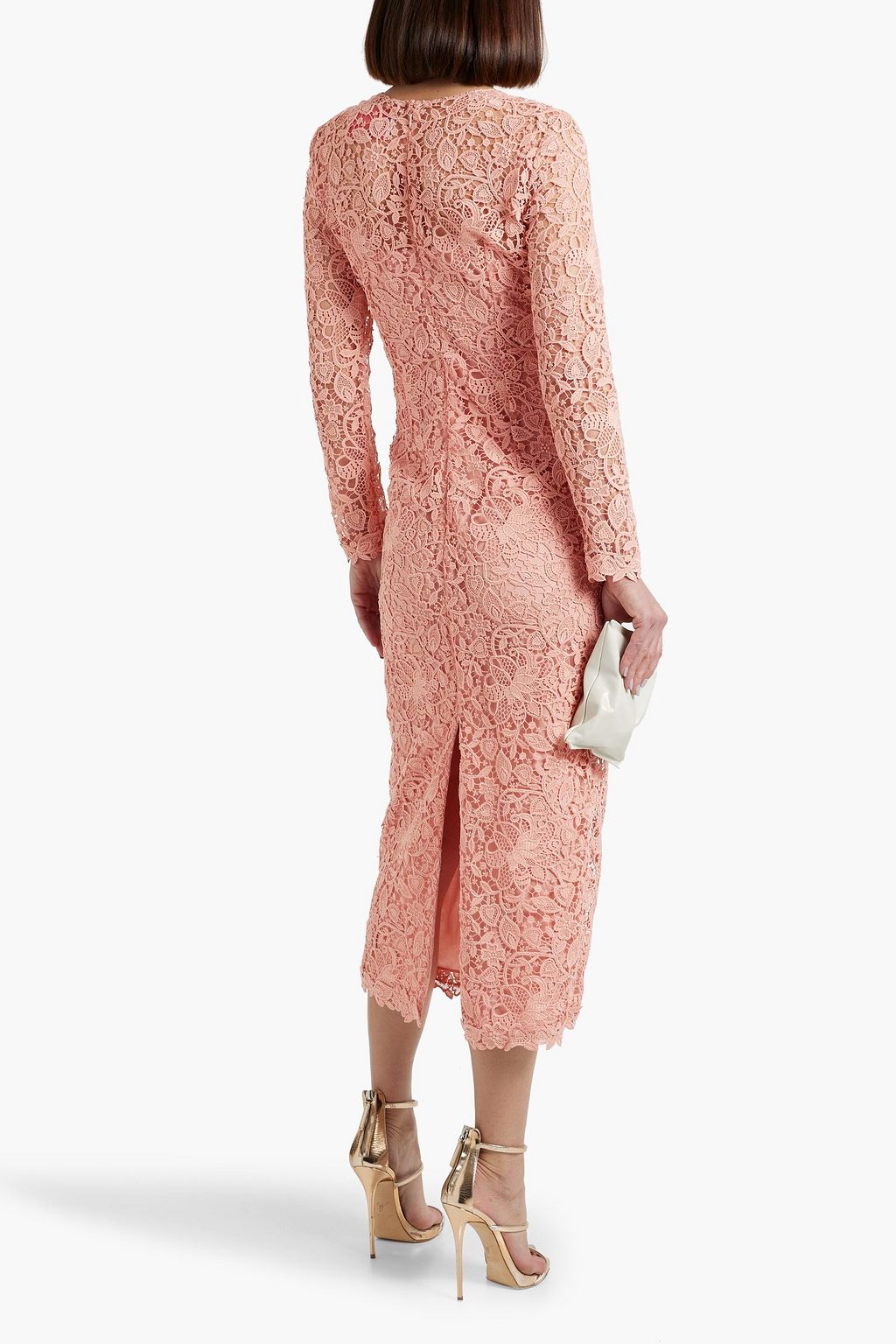 CAROLINA HERRERA Guipure lace midi dress