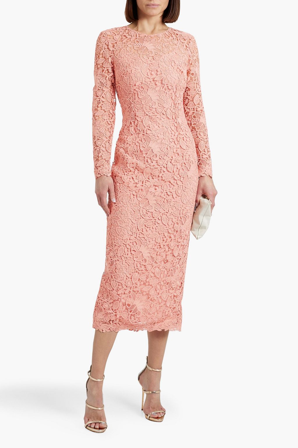 CAROLINA HERRERA Guipure lace midi dress