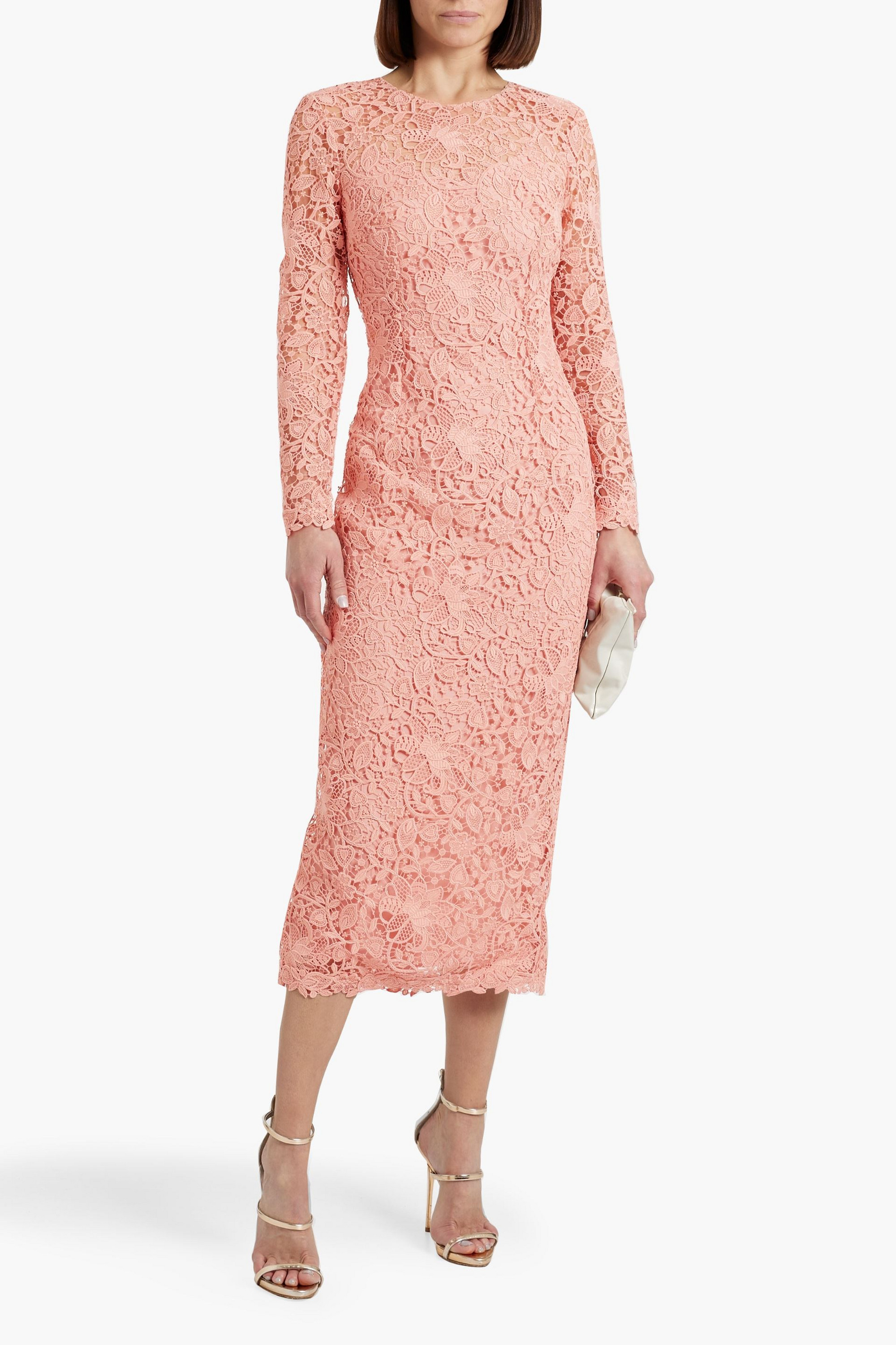 Carolina Herrera Guipure lace midi dress