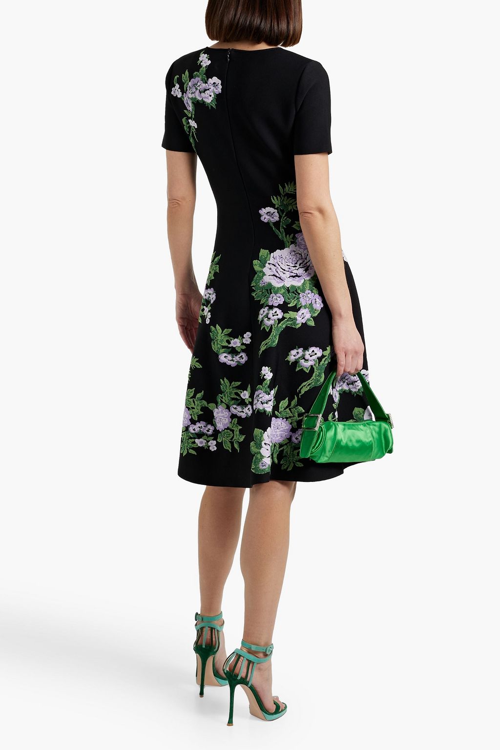 CAROLINA HERRERA Jacquard-knit dress