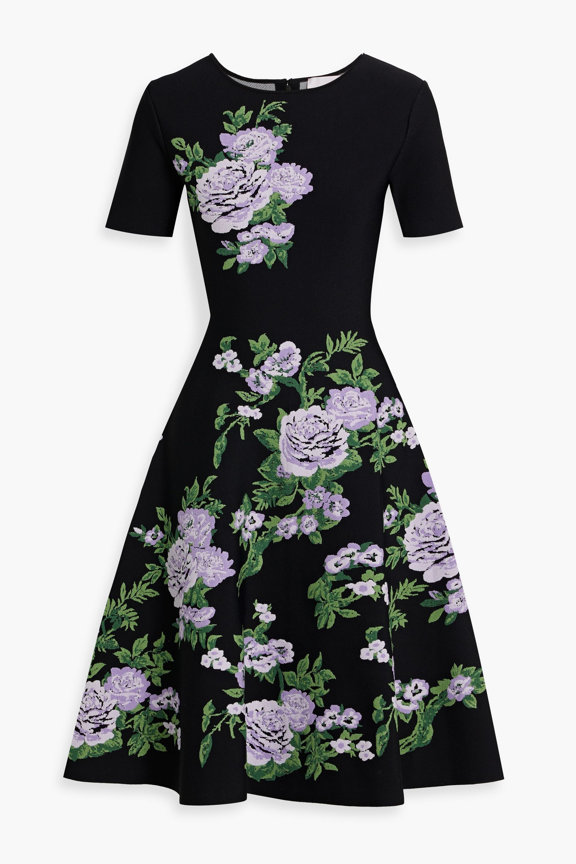 Carolina Herrera Jacquard-knit dress thumbnail