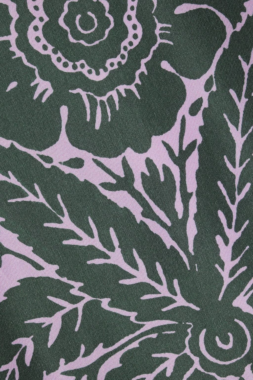 CAROLINA HERRERA Floral-print silk dress