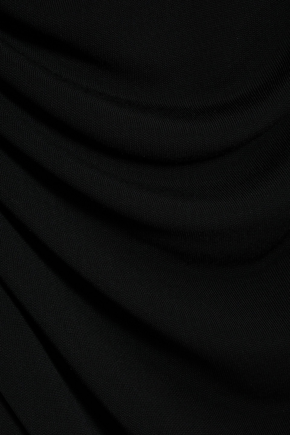 CAROLINA HERRERA RUCHED JERSEY MIDI DRESS