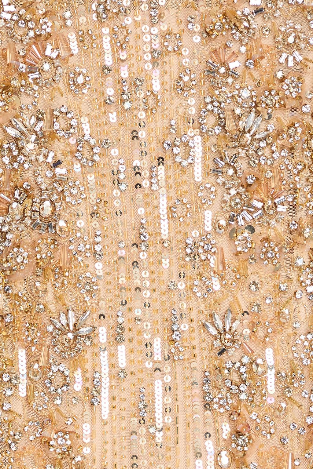 JENNY PACKHAM Astra cape-effect embellished tulle gown