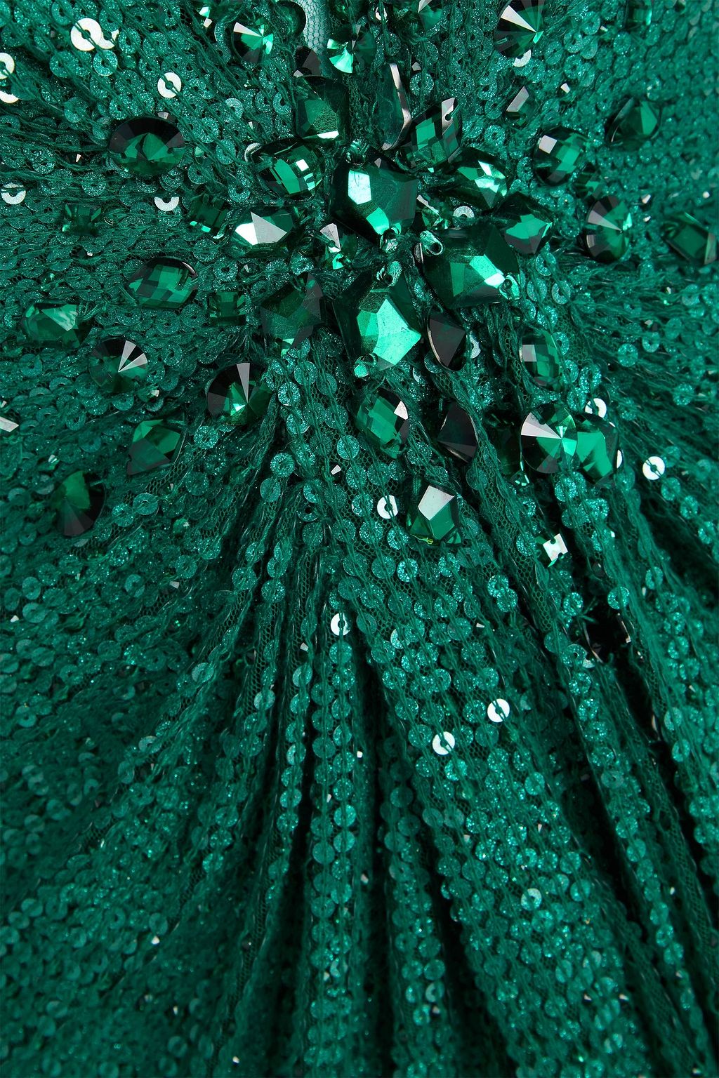 JENNY PACKHAM チュール ロングドレス スパンコール付き