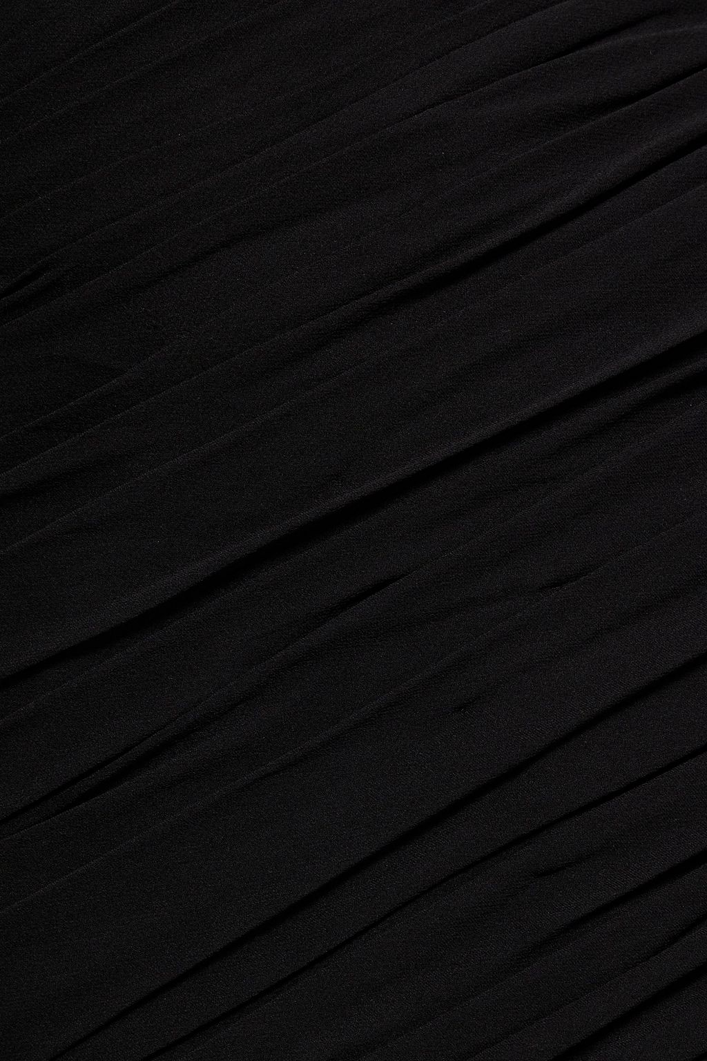 CAROLINA HERRERA Strapless ruched silk-chiffon midi dress