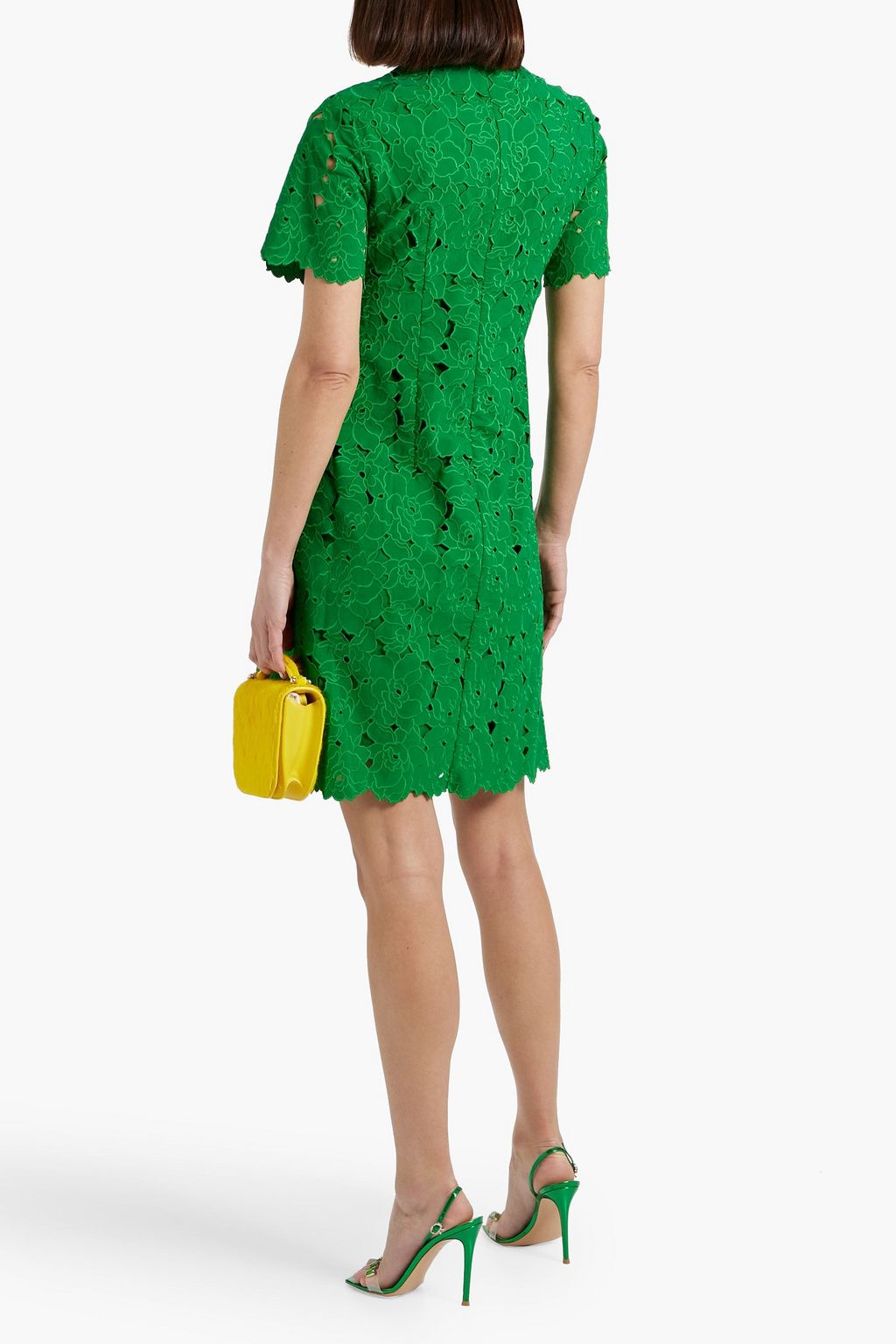 ERDEM Cotton-blend guipure lace mini dress