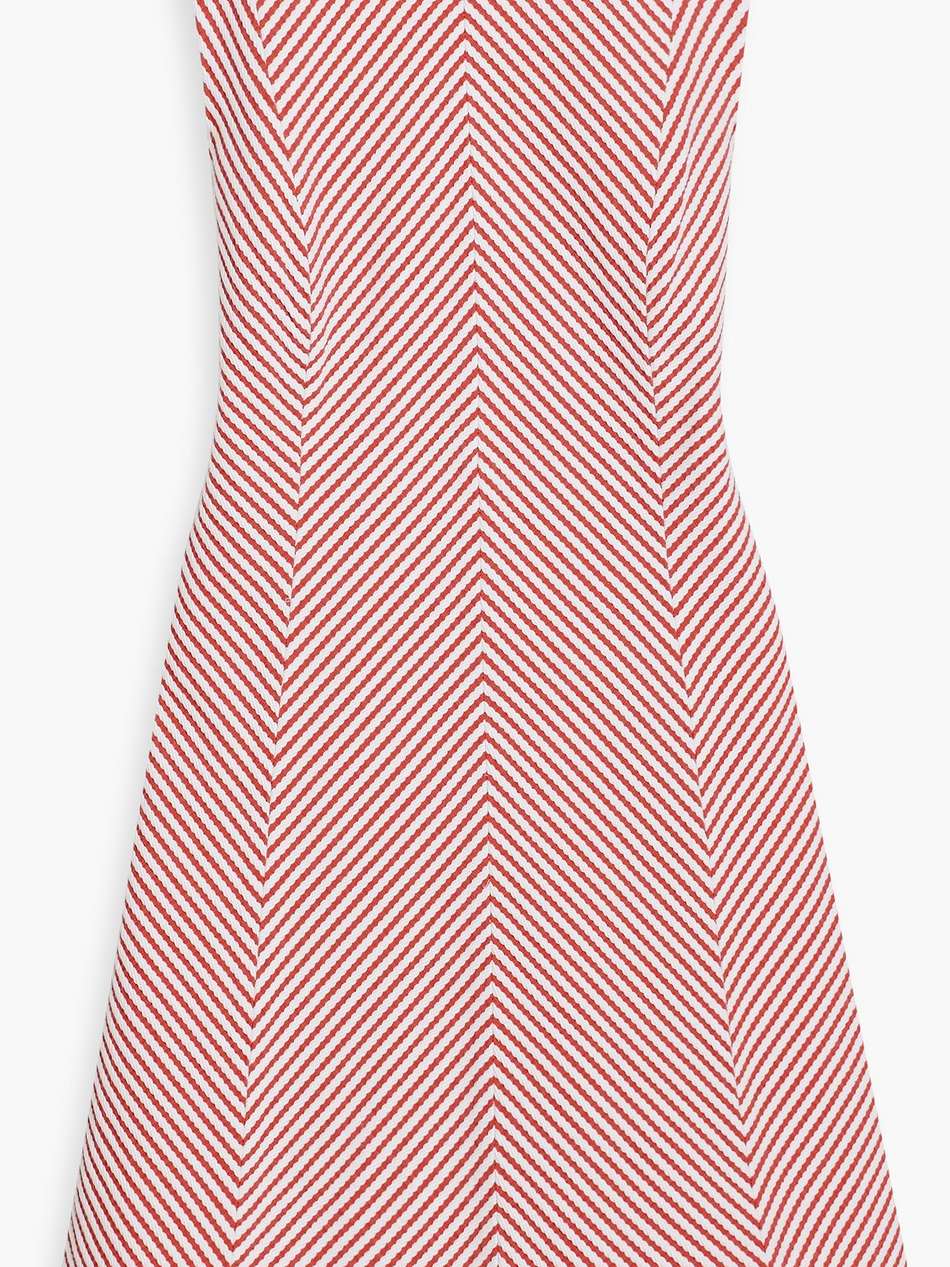 embroidered cotton mini dress