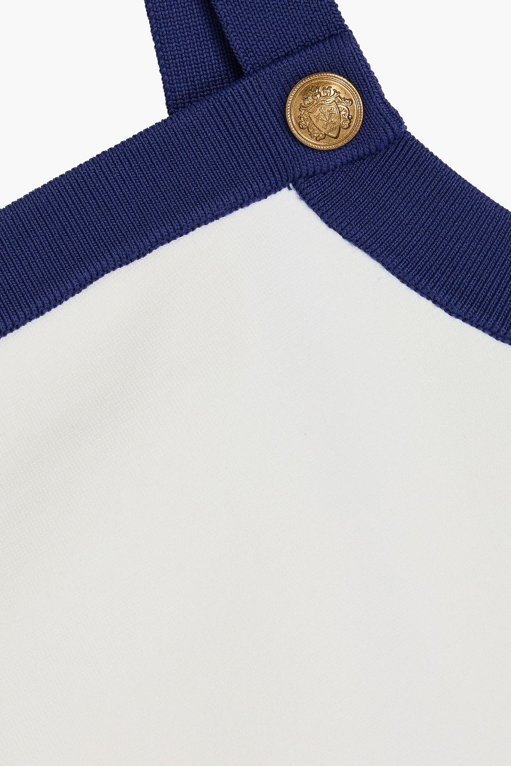 ALICE + OLIVIA Cropped stretch-knit top