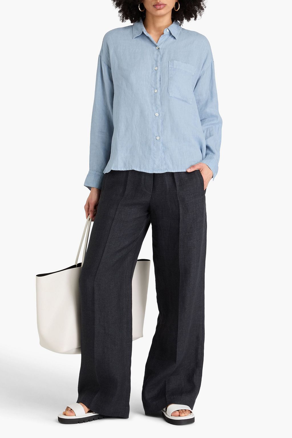 JAMES PERSE 리넨 셔츠
