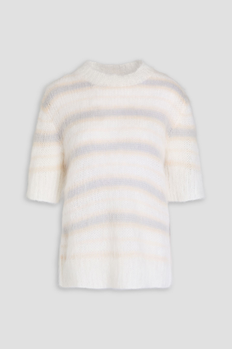 Marni Women's Embroidered Mohair Blend Sweater In White